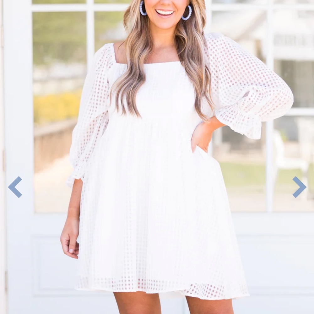 Chic soul white dress NWOT